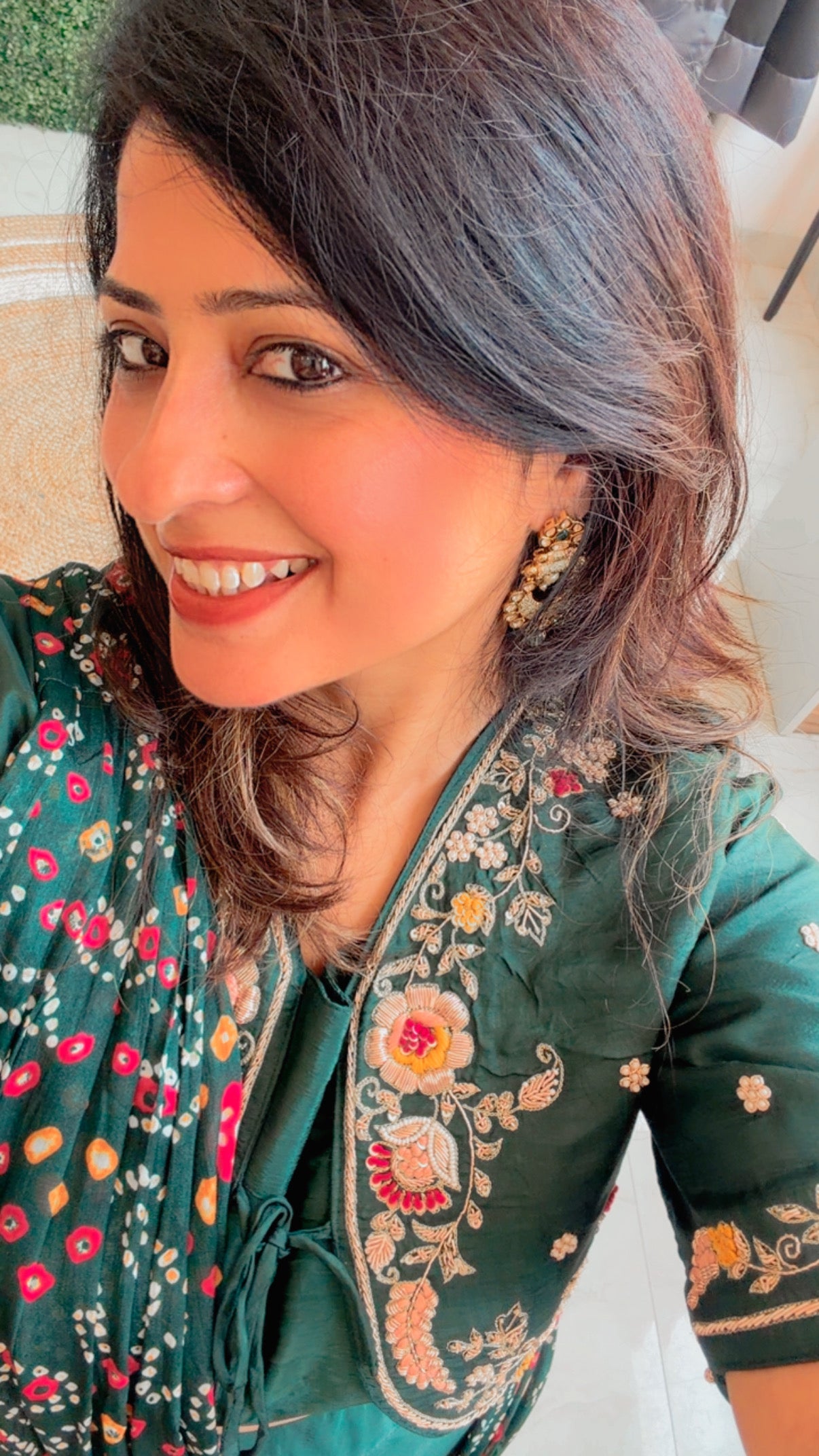 Aarvi – Emerald Drape Set