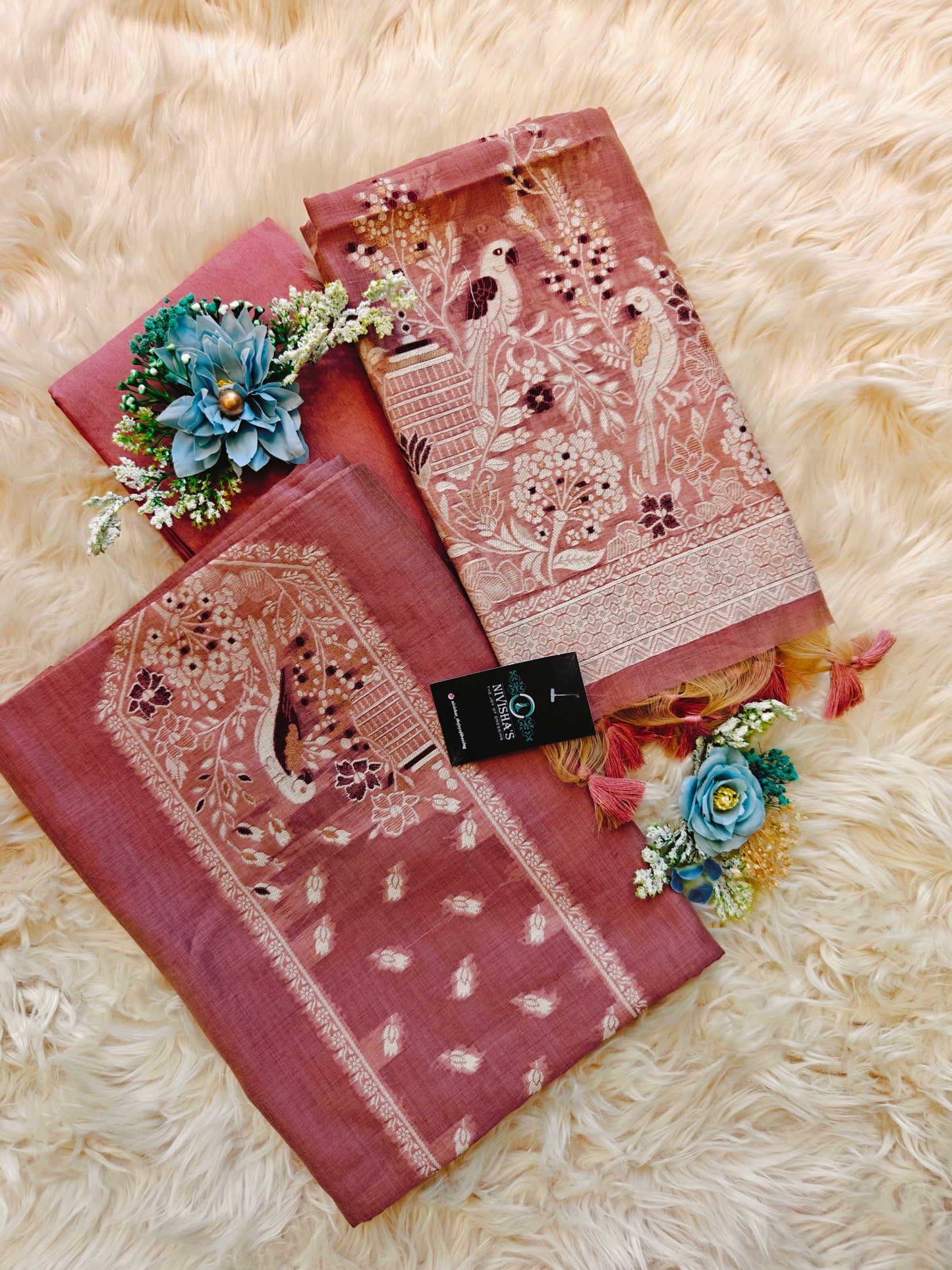 Rose Reverie – Embroidered Unstitched Suit Set