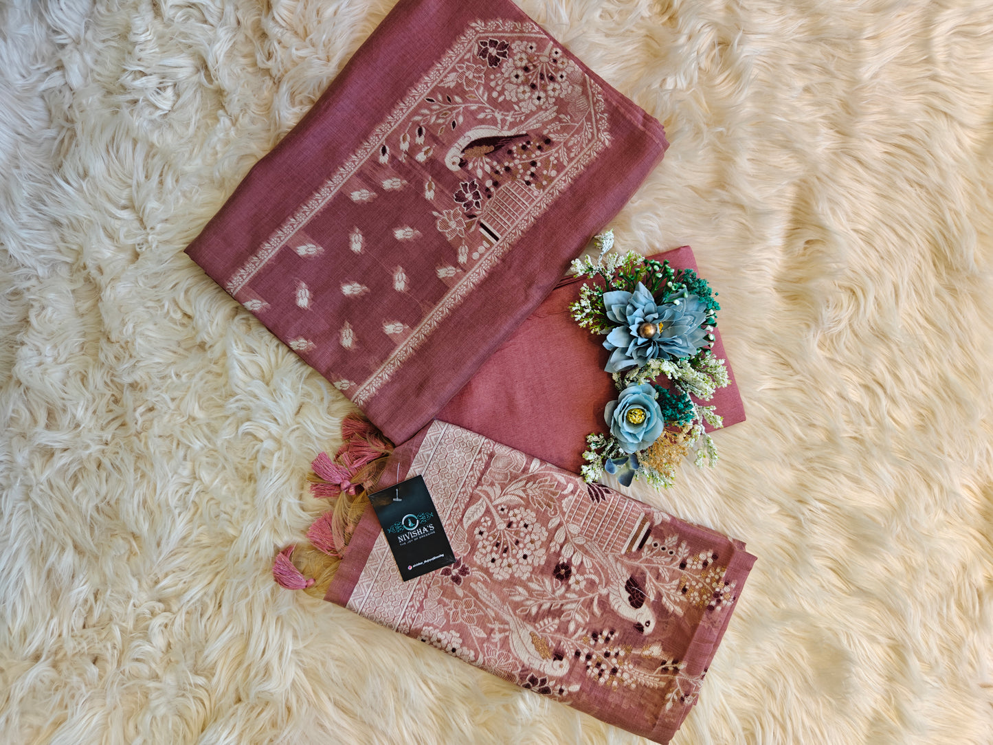 Rose Reverie – Embroidered Unstitched Suit Set