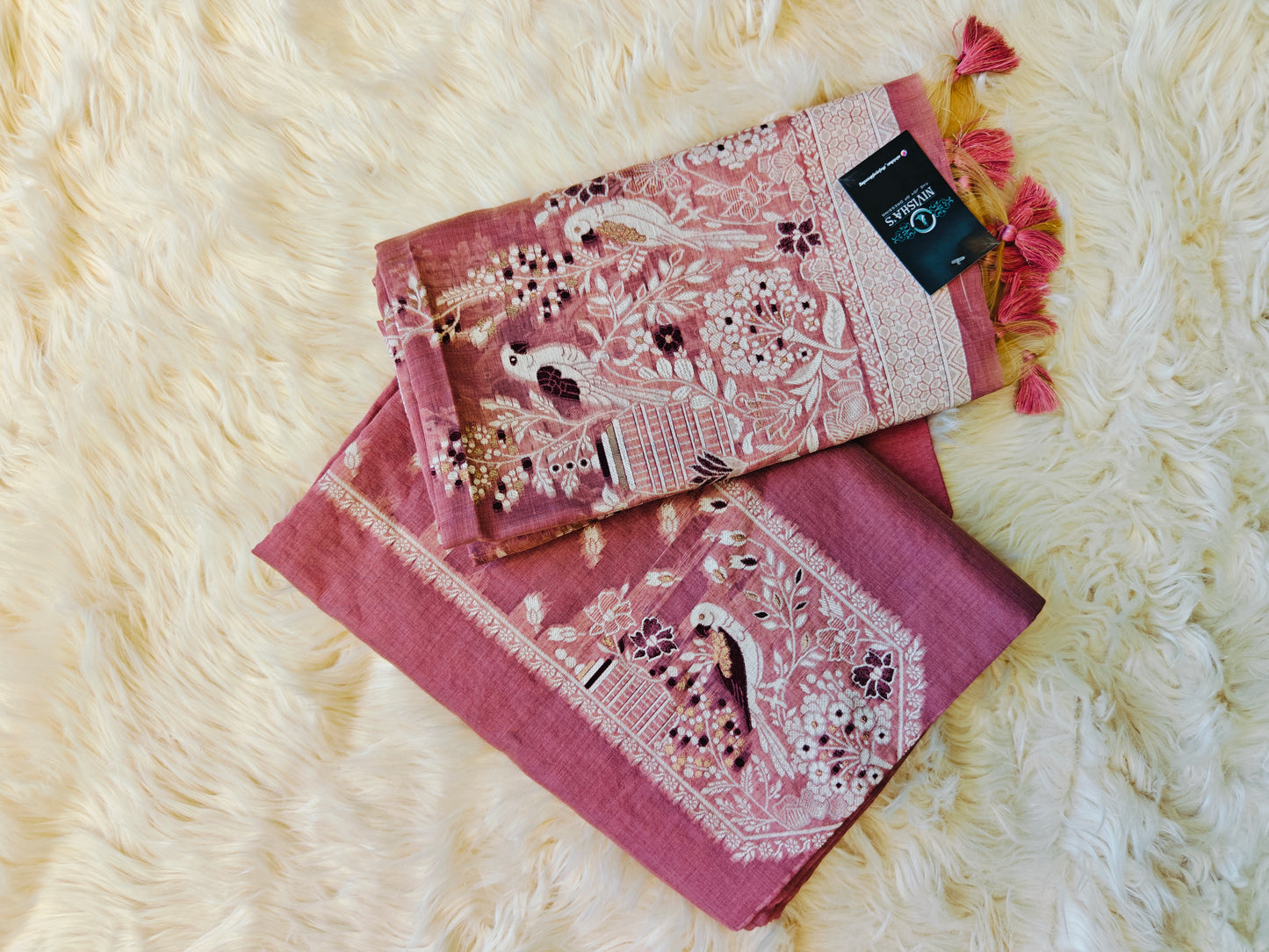 Rose Reverie – Embroidered Unstitched Suit Set